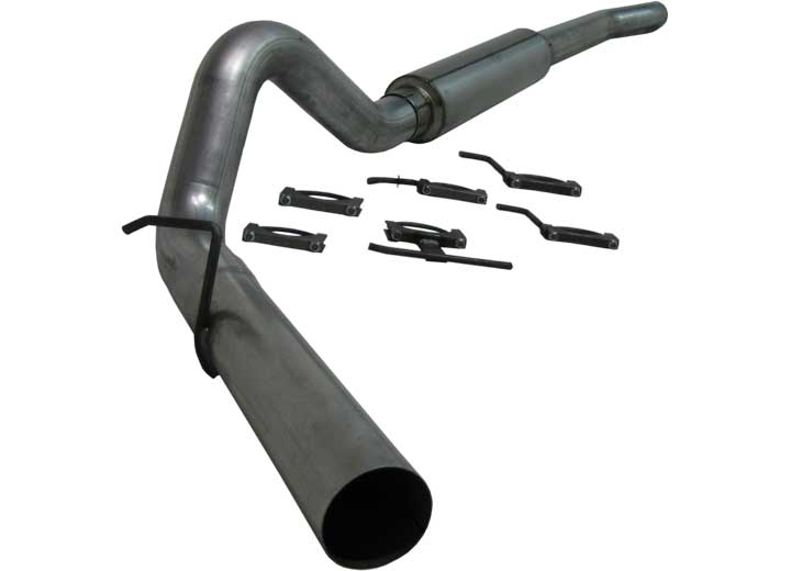 MBRP, Inc. - 4" Aluminized Steel Cat Back Exhaust System for 03 - 07 F - 250/350 - Single Side Exit