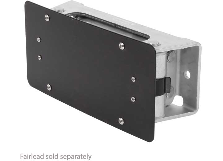 4-WAY ROLLER FAIRLEAD MOUNTED LICENSE PLATE BRACKET
