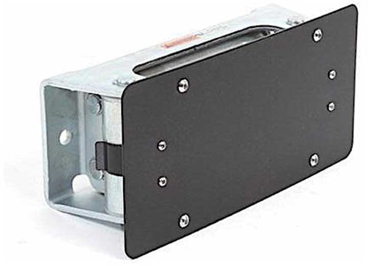 Smittybilt 4-Way Roller Fairlead Mounted License Plate Bracket Smittybilt