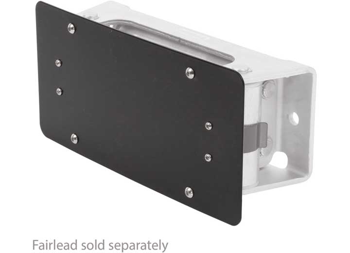 4-WAY ROLLER FAIRLEAD MOUNTED LICENSE PLATE BRACKET