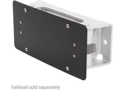Smittybilt 4-Way Roller Fairlead Mounted License Plate Bracket