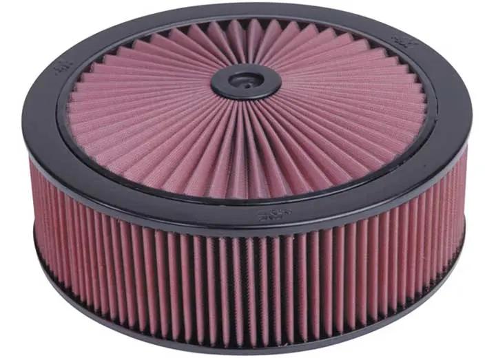 K&N Filters - 5 - 1/8", 14"X4.75"H, 1.25" DRP BSE W/X - STREAM TOP