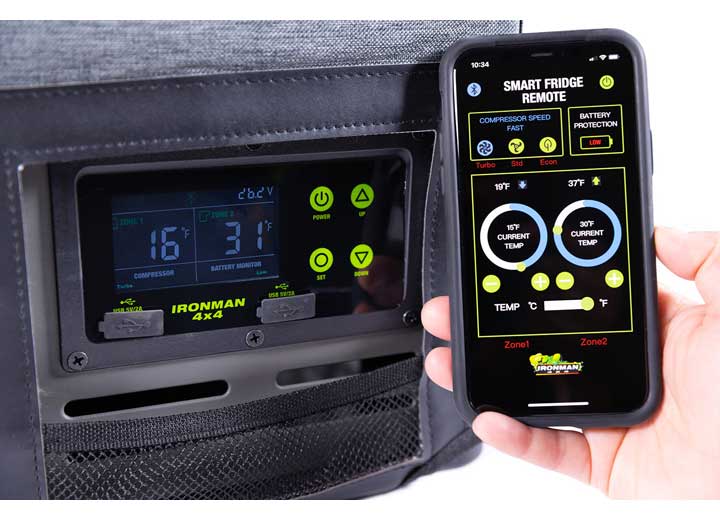 Ironman 4x4 - 65L DUAL ZONE PORTABLE FRIDGE/FREEZER ICECUBE