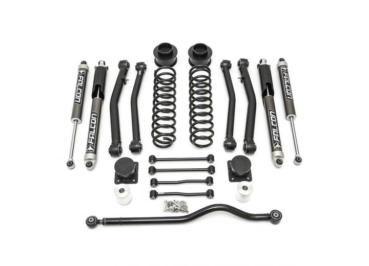 4IN TERRAIN FLEX 4-ARM KIT W/FALCON 2.1 SHOCKS(INCL FRONT TRACK BAR)2020- JEEP JT GLADIATOR 4WD ReadyLift Suspension