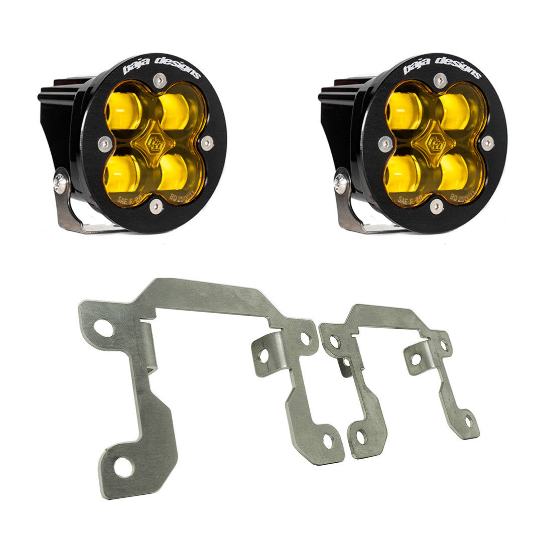 Baja Designs Squadron SAE Fog Pocket Light Kit (Baja Amber - SAE Fog)