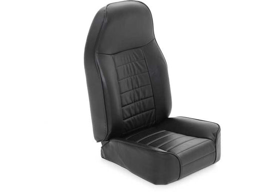 76-18 CJ & WRANGLER CJ/YJ/TJ/LJ SEAT - FRONT - STANDARD BUCKET - VINYL BLACK