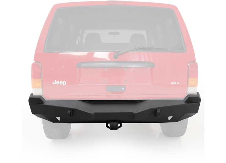 Smittybilt - 84 - 01 CHEROKEE (XJ) 2/4 DOOR XRC REAR BUMPER W/HITCH - BLACK TEXTURED
