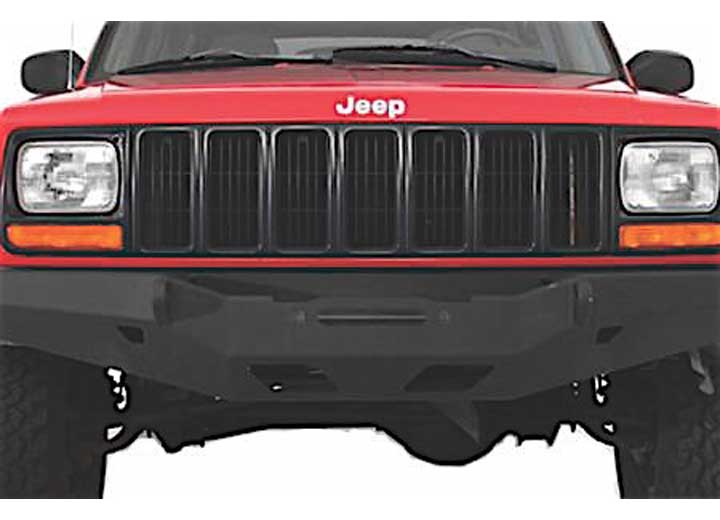 Smittybilt - 84 - 01 CHEROKEE XJ 2/4 DR XRC ROCK CRAWLER WINCH FRONT BUMPER W/D - RING MOUNTS; BLACK TEXTURED