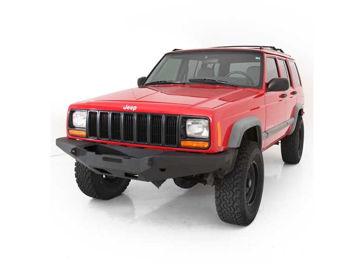 Smittybilt - 84 - 01 CHEROKEE XJ 2/4 DR XRC ROCK CRAWLER WINCH FRONT BUMPER W/D - RING MOUNTS; BLACK TEXTURED