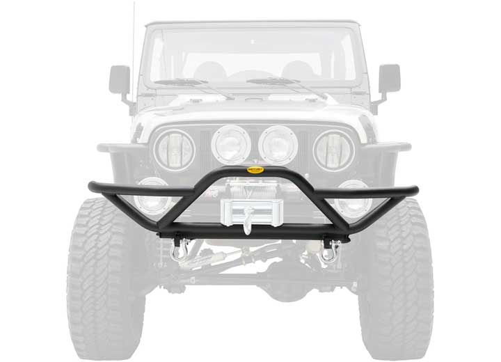 Smittybilt - 87 - 06 WRANGLER YJ/TJ/LJ SRC FRONT GRILLE GUARD BUMPER W/D - RING MOUNTS - BLACK TEXTURE