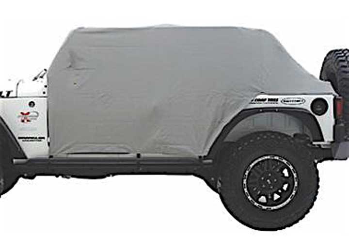 Smittybilt Water-Resistant Cab Cover with Door Flaps - Gray (92-06 Jeep Wrangler YJ & TJ)