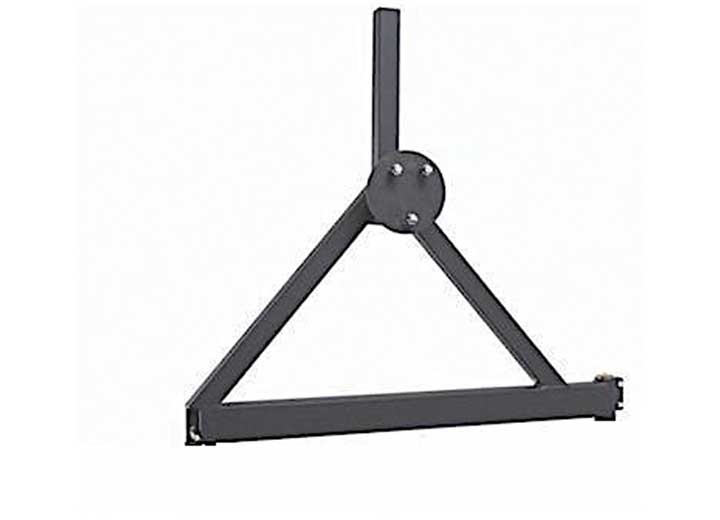 92-06 WRANGLER YJ/TJ/LJ SRC CLASSIC REAR TIRE CARRIER; BLACK TEXTURE Smittybilt