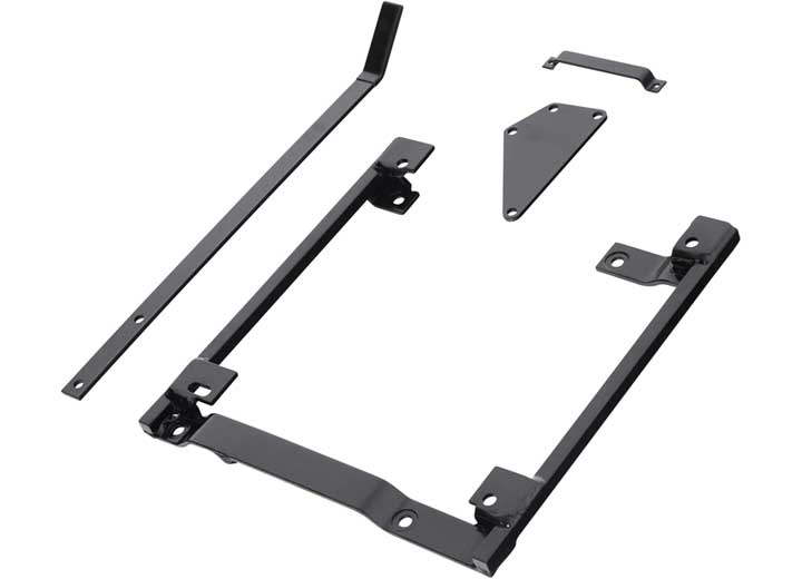 Smittybilt Front Seat Adapter Bracket - Passenger Side, Black Powder Coat, 1997-2002 Jeep Wrangler TJ