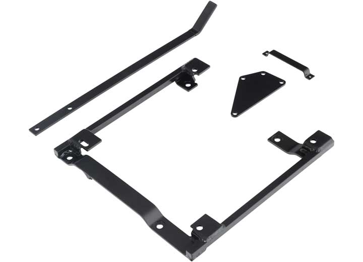 Smittybilt Front Seat Adapter Bracket - Passenger Side, Black Powder Coat, 1997-2002 Jeep Wrangler TJ