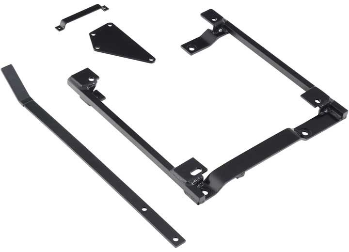 Smittybilt Front Seat Adapter Bracket - Passenger Side, Black Powder Coat, 1997-2002 Jeep Wrangler TJ