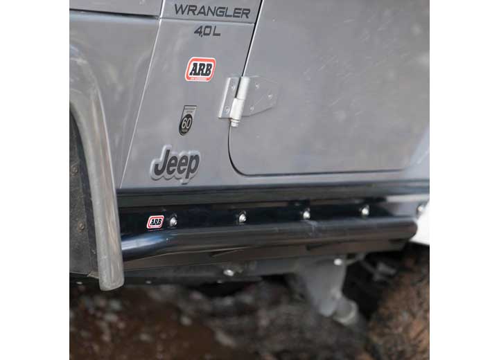 97-06 JEEP TJ 2DR ROCK SLIDERS W/ STEPS