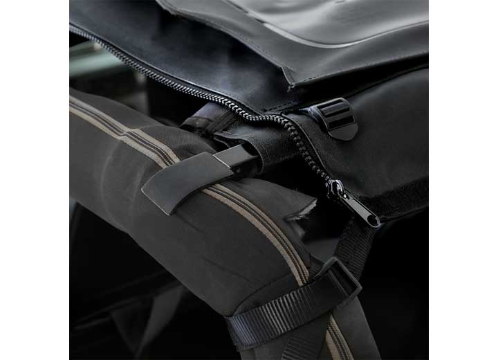 Smittybilt Bowless Combo Top with Tinted Windows - Black Diamond, 1997-2006 Jeep Wrangler TJ
