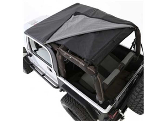 Smittybilt Bowless Combo Top with Tinted Windows - Black Diamond, 1997-2006 Jeep Wrangler TJ