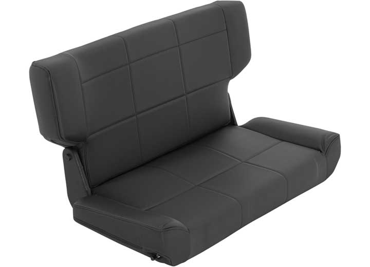 Smittybilt - 97 - 06 WRANGLER (TJ) SEAT - REAR - FOLD & TUMBLE - DENIM BLACK