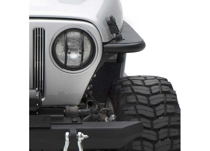 97-06 WRANGLER TJ/LJ 2DR XRC ARMOR FRONT TUBE FENDERS; BLACK TEXTURED
