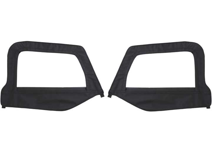 97-06 WRANGLER TJ/LJ REPLACEMENT UPPER DOOR SKINS ONLY; BLACK DIAMOND