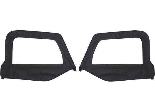 97-06 WRANGLER TJ/LJ REPLACEMENT UPPER DOOR SKINS ONLY; BLACK DIAMOND