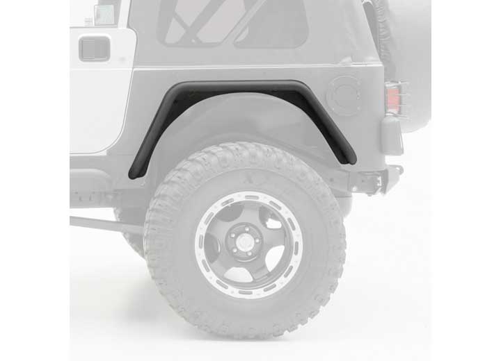 97-06 WRANGLER TJ/LJ XRC REAR 3IN BOLT ON FLARES FOR CORNER GUARDS - BLACK TEXTURED
