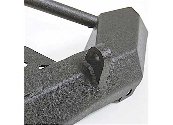 97-06 WRANGLER TJ/LJ XRC ROCK CRAWLER FRONT BUMPER W/GRILLE GUARD & D-RING MOUNTS; BLACK TEXTURED