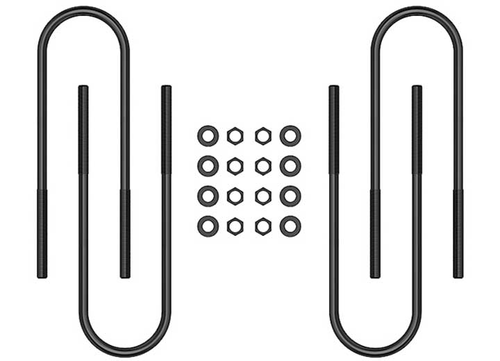 Icon Vehicle Dynamics - 99 - 10 FSD REAR 15IN U - BOLT KIT