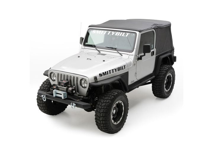 97-06 WRANGLER TJ REPLACEMENT SOFT TOP W/TINTED WINDOWS; BLACK DIAMOND Smittybilt