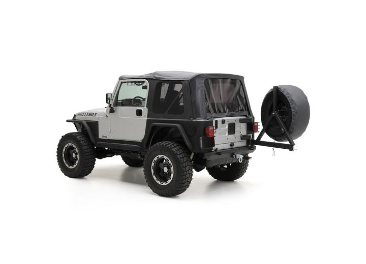 97-06 WRANGLER TJ REPLACEMENT SOFT TOP W/TINTED WINDOWS; BLACK DIAMOND