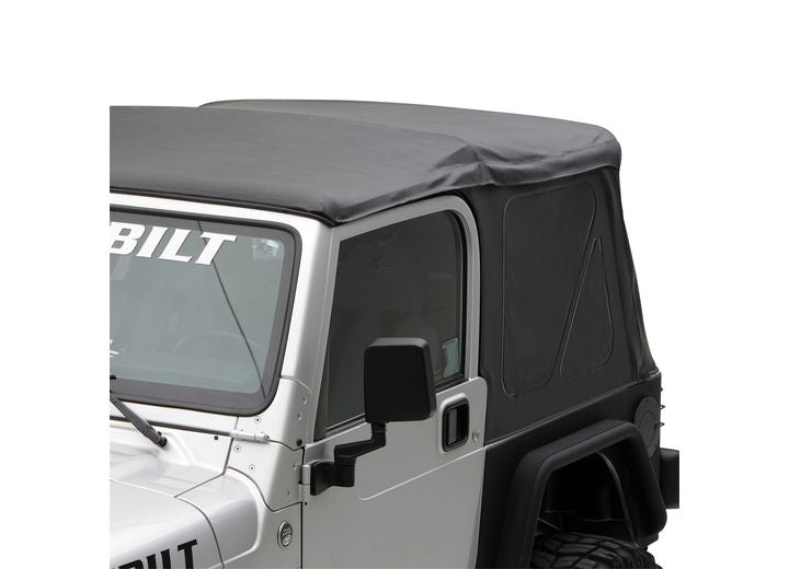 97-06 WRANGLER TJ REPLACEMENT SOFT TOP W/TINTED WINDOWS; BLACK DIAMOND
