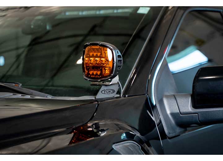 15-20 F150/RAPTOR DITCH LIGHT MOUNT CARDINAL PRIMER W/ CARDINAL HAMMER TOPCOAT