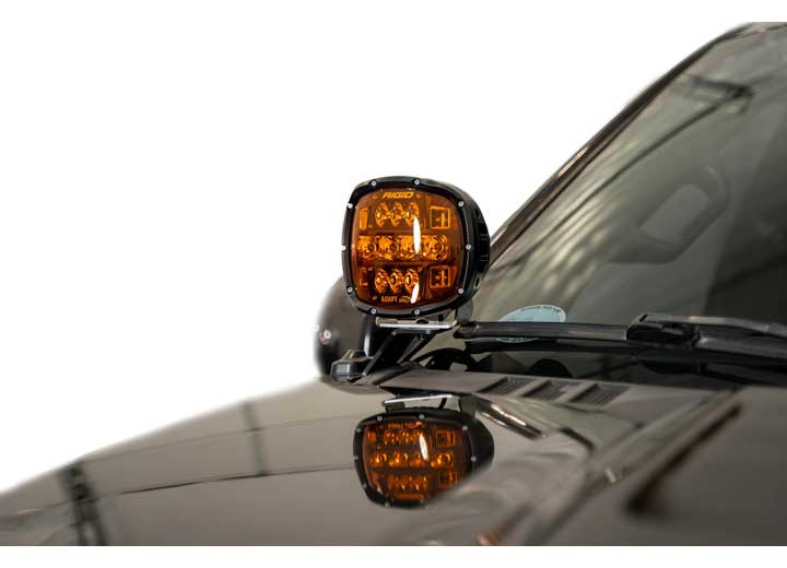 15-20 F150/RAPTOR DITCH LIGHT MOUNT CARDINAL PRIMER W/ CARDINAL HAMMER TOPCOAT