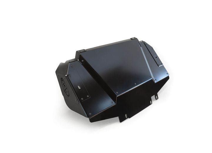 21-C FORD BRONCO BOMBER SKID PLATE STAIN BLACK POWDER COAT FINISH