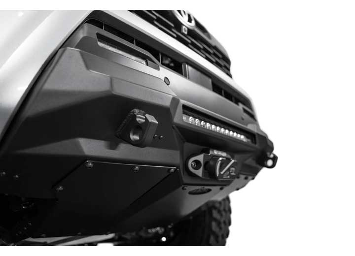 24-C TACOMA STEALTH CENTER MOUNT FRONT BUMPER SKID PLATE BLACK Addictive Desert
