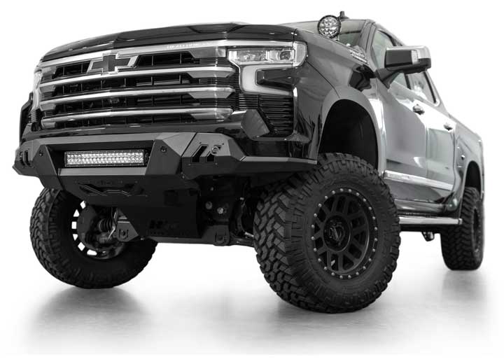 22-C SILVERADO 1500 BLACK LABEL FRONT BUMPER Addictive Desert