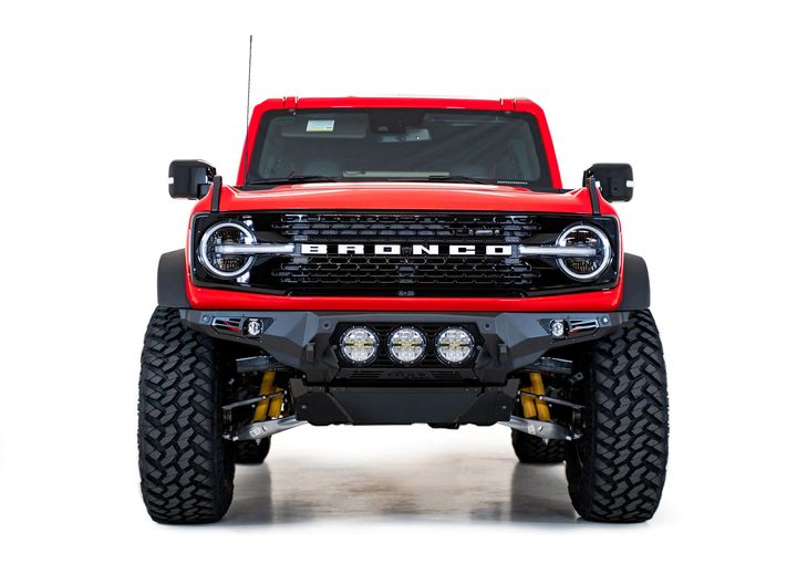 21-C FORD BRONCO BOMBER FRONT BUMPER BLACK POWDERCOAT FINISH Addictive Desert