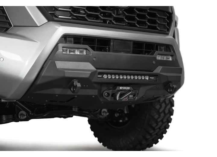 24-C TACOMA STEALTH CENTER MOUNT WINCH FRONT BUMPER BLACK