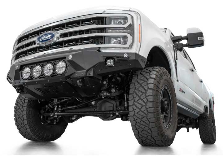 23-C F250/F350 BOMBER FRONT BUMPER W/ RECESSED MOUNTS FOR 3 BAJA LP6 LIGHTS