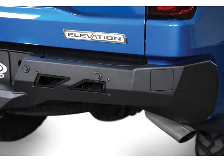 22-C SILVERADO/SIERRA 1500 BLACK LABEL REAR BUMPER(NOT COMPATIBLE WITH SUPERCRUISE)