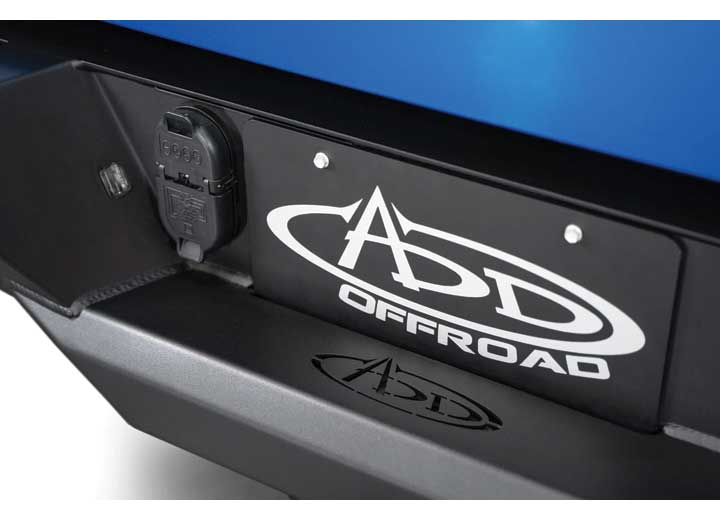 22-C SILVERADO/SIERRA 1500 BLACK LABEL REAR BUMPER(NOT COMPATIBLE WITH SUPERCRUISE)