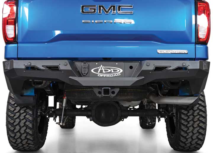 22-C SILVERADO/SIERRA 1500 BLACK LABEL REAR BUMPER(NOT COMPATIBLE WITH SUPERCRUISE)