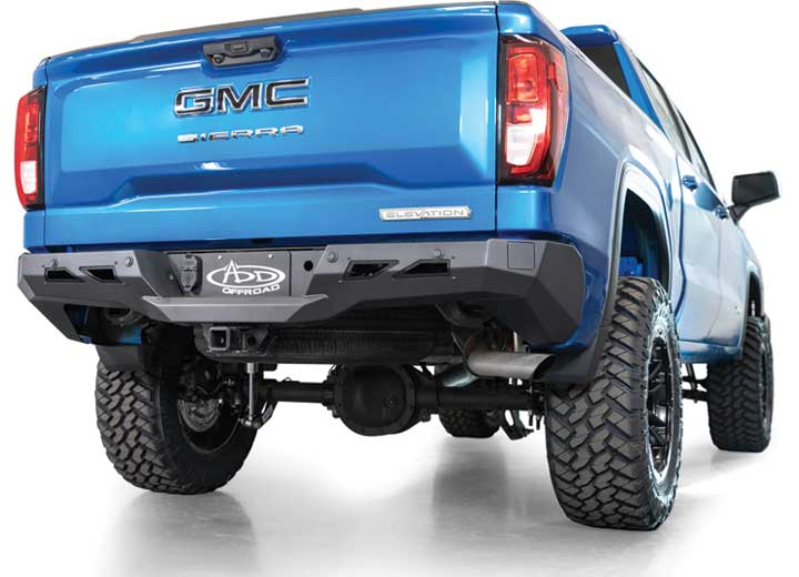 22-C SILVERADO/SIERRA 1500 BLACK LABEL REAR BUMPER(NOT COMPATIBLE WITH SUPERCRUISE)