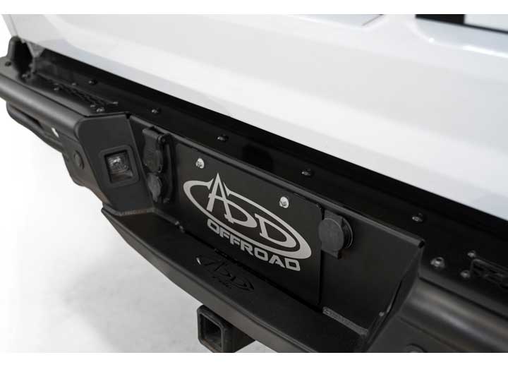 21-C F150 PRO BOLT ON REAR BUMPER BLACK POWDER COAT