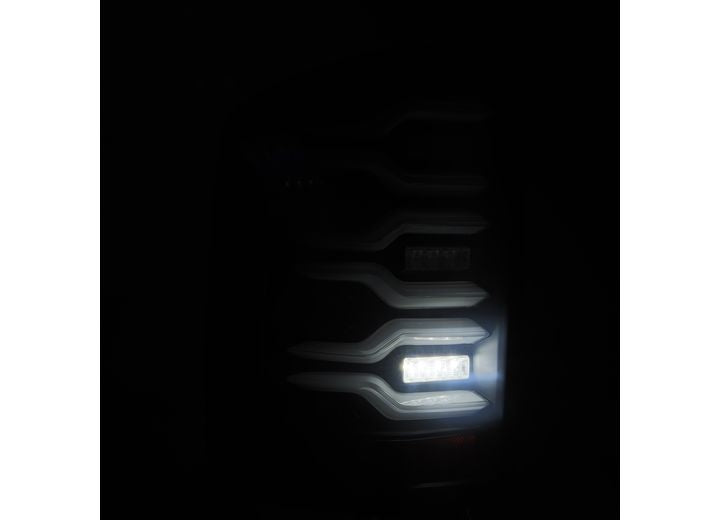 AlphaRex LUXX-Series LED Tail Lights for 2014-2018 GMC Sierra - Alpha-Black Edition