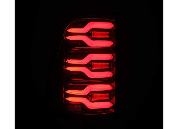 AlphaRex LUXX-Series Black-Red LED Tail Lights for 2019-2024 Ram 1500