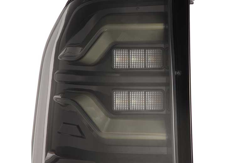 AlphaRex LUXX-Series Black LED Tail Lights for 2014-2021 Toyota Tundra - Sequential Turn Signal Design - DOT/SAE Approved
