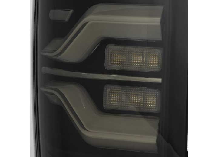 AlphaRex LUXX-Series Black LED Tail Lights for 2005-2015 Toyota Tacoma - Enhanced Visibility with Sequential Turn Signals