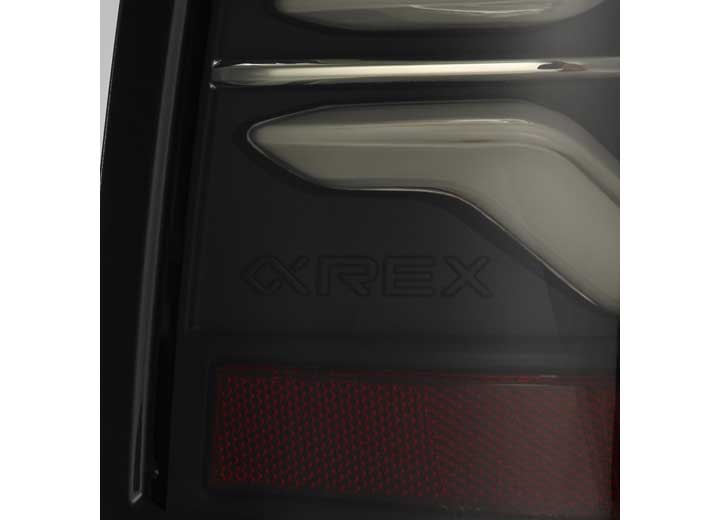 AlphaRex LUXX-Series Black LED Tail Lights for 2005-2015 Toyota Tacoma - Enhanced Visibility with Sequential Turn Signals